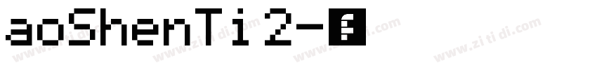 aoShenTi 2字体转换